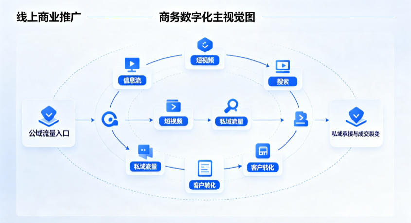 香坊区线上商业推广怎么做？全域流量闭环搭建与低成本转化实战指南